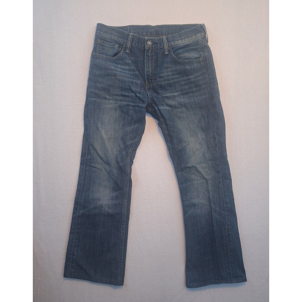 Levi's 527 Slim Bootcut Jeans Men's Size 32x30 (32x28) Blue Med Wash Denim Pants